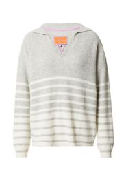 LIEBLINGSSTÜCK Pullover 'Levina'  grigio / bianco