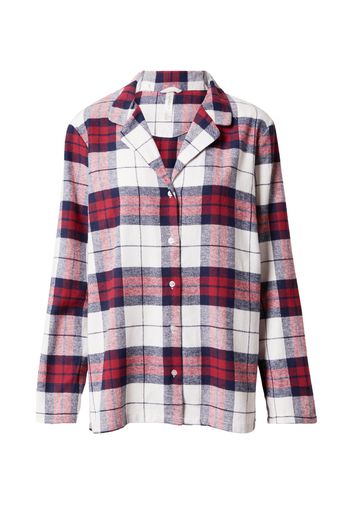 Lindex Camicia da notte  navy / rosso carminio / bianco