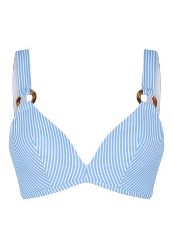 LingaDore Top per bikini  blu / bianco