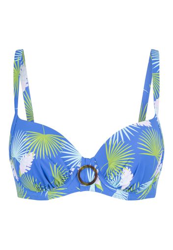 LingaDore Top per bikini  blu / verde / bianco