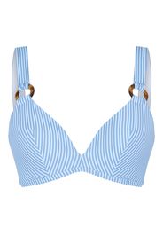 LingaDore Top per bikini  blu / bianco