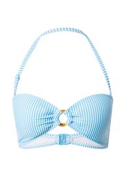 LingaDore Top per bikini  blu / bianco