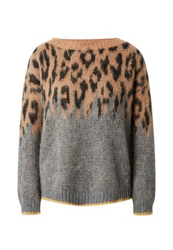 LIU JO JEANS Pullover 'GARZATA'  marrone / grigio / nero