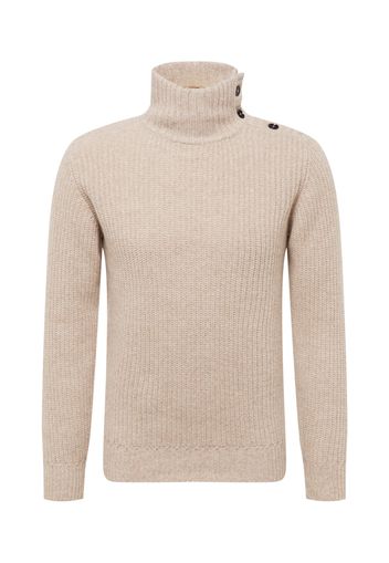 Liu Jo Uomo Pullover 'MAGLIERIA'  beige sfumato / nero