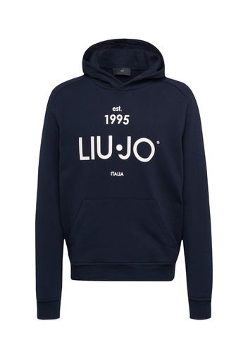 Liu Jo Uomo Felpa  blu scuro / bianco