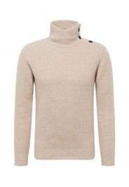 Liu Jo Uomo Pullover 'MAGLIERIA'  beige sfumato / nero