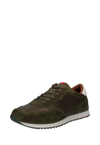 LLOYD Sneaker bassa 'EDMOND'  verde scuro / marrone