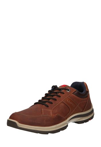 LLOYD Sneaker bassa 'ENSOR'  marrone / marrone scuro