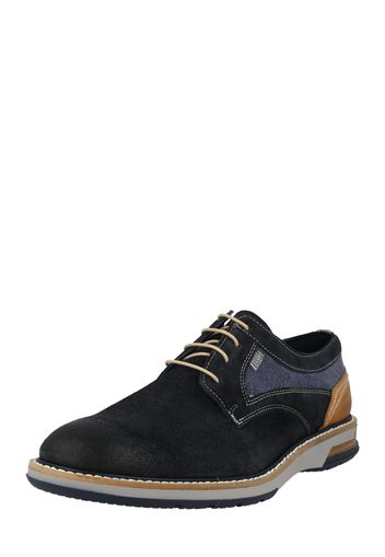 LLOYD Scarpa stringata 'Darris'  navy / blu colomba / ocra