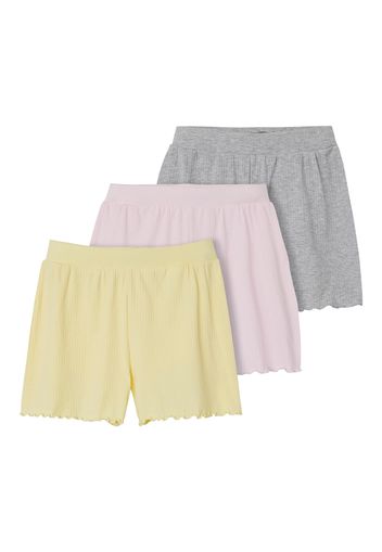 LMTD Pantaloni 'Nunne'  rosé / grigio sfumato / giallo chiaro