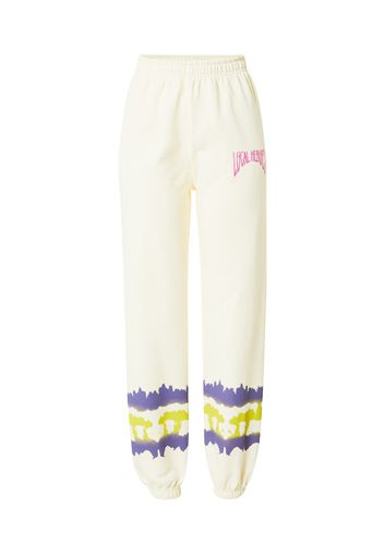 LOCAL HEROES Pantaloni 'FANTASY'  crema / giallo / lilla / rosa