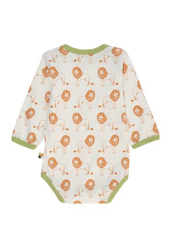 loud + proud Tutina / body per bambino  beige / oliva / arancione