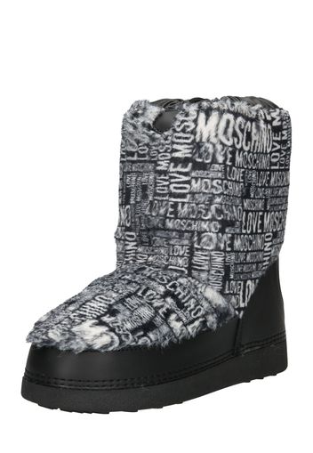 Love Moschino Boots da neve  nero / bianco / rosso