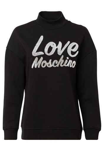 Love Moschino Felpa 'FELPA'  nero / bianco