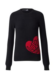 Love Moschino Pullover  nero / rosso