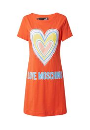 Love Moschino Abito  blu chiaro / giallo chiaro / sambuco / arancione