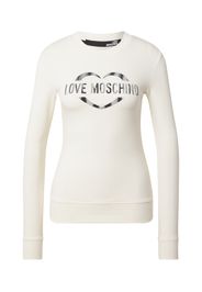 Love Moschino Felpa  crema / nero