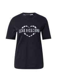 Love Moschino Maglietta  grigio / nero / bianco