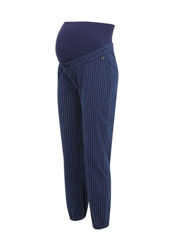 LOVE2WAIT Pantaloni  blu scuro / bianco