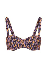 LSCN by LASCANA Top per bikini 'Lavista'  lilla / arancione / nero