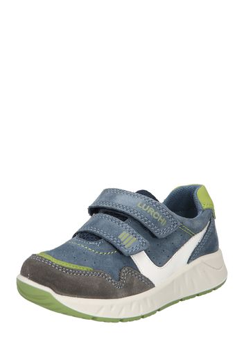 LURCHI Sneaker 'CHIP'  blu pastello / verde chiaro / talpa / bianco