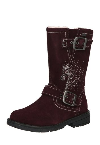 LURCHI Boots da neve 'Heidi'  rosso vino / argento