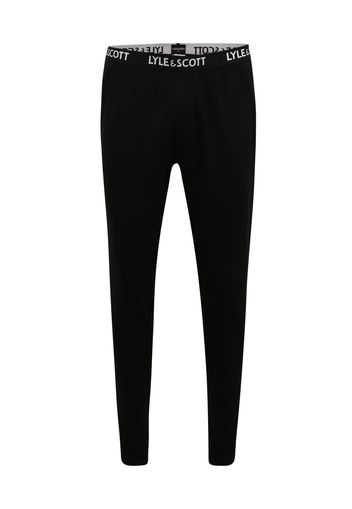 Lyle & Scott Pantaloncini da pigiama 'EZRA'  nero / bianco