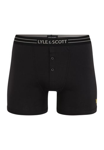 Lyle & Scott Boxer 'Lewis'  nero / grigio / giallo