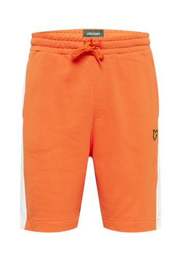 Lyle & Scott Pantaloni  arancione chiaro / giallo oro / nero / bianco