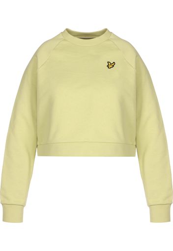 Lyle & Scott Felpa 'Cropped'  giallo chiaro