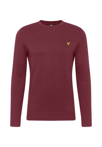 Lyle & Scott Pullover 'Crew Neck Cotton Merino Jumper'  borgogna