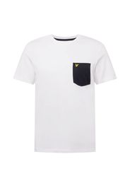 Lyle & Scott Maglietta  bianco / nero / giallo