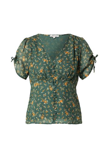 Madewell Camicia da donna  verde / giallo / arancione chiaro