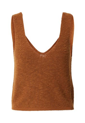 Madewell Top in maglia  caramello