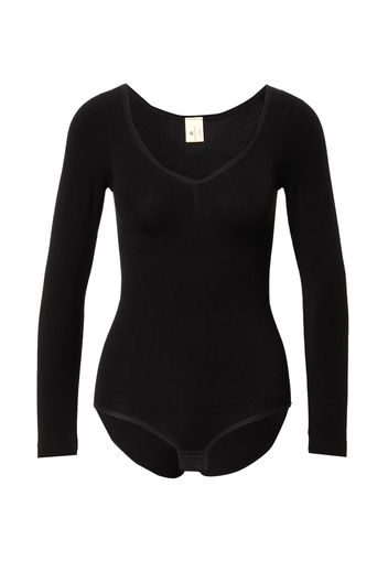 MAGIC Bodyfashion Body 'Longsleeve Bodysuit Bamboo'  nero