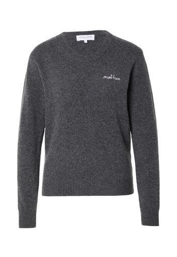 Maison Labiche Pullover 'CHOISEUL'  grigio scuro / bianco