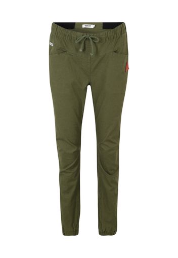 Maloja Pantaloni per outdoor 'Mankei'  oliva / granatina