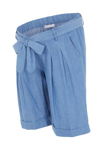 MAMALICIOUS Pantaloni con pieghe 'Milana'  blu fumo