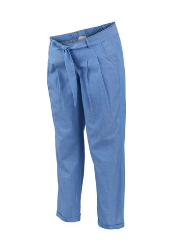MAMALICIOUS Pantaloni con pieghe 'Milana'  blu fumo