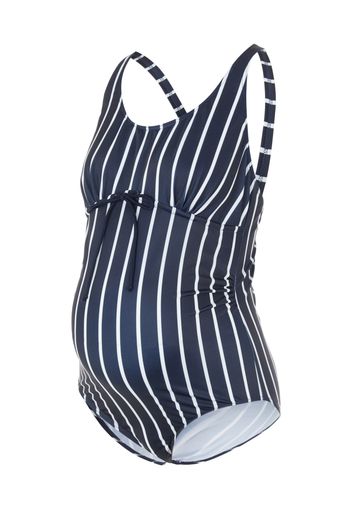 MAMALICIOUS Costume intero  navy / bianco