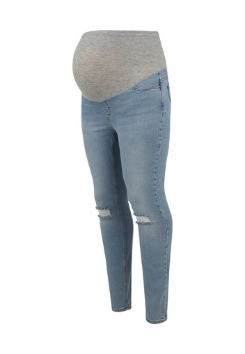 MAMALICIOUS Jeans 'Luga'  blu chiaro / grigio