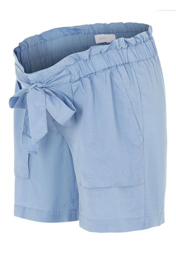 MAMALICIOUS Pantaloni con pieghe 'Newbethune'  blu chiaro