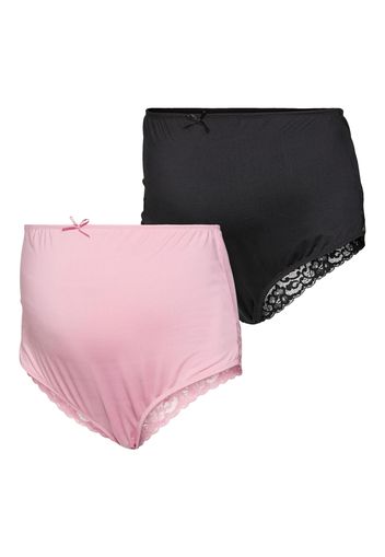 MAMALICIOUS Slip 'AMOUR'  rosa chiaro / nero