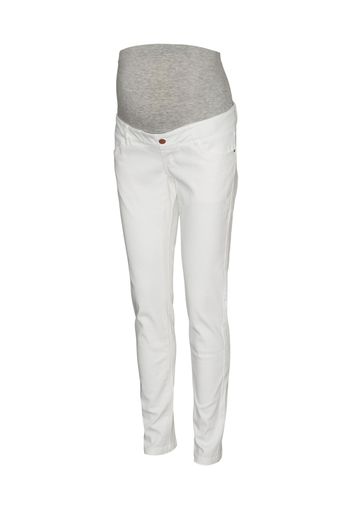 MAMALICIOUS Jeans 'Iggi'  grigio sfumato / bianco denim