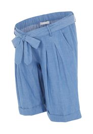 MAMALICIOUS Pantaloni con pieghe 'Milana'  blu fumo