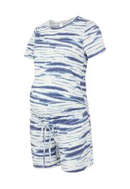 MAMALICIOUS Tuta jumpsuit 'VIKTORIA'  blu / blu chiaro / bianco