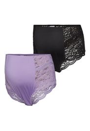 MAMALICIOUS Panty 'Senia'  lilla chiaro / nero