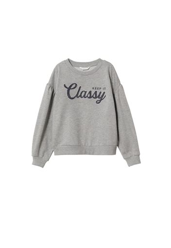 MANGO KIDS Felpa 'Classy'  grigio sfumato / grigio scuro