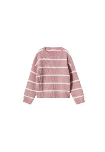 MANGO KIDS Pullover 'Maria'  rosa antico / bianco