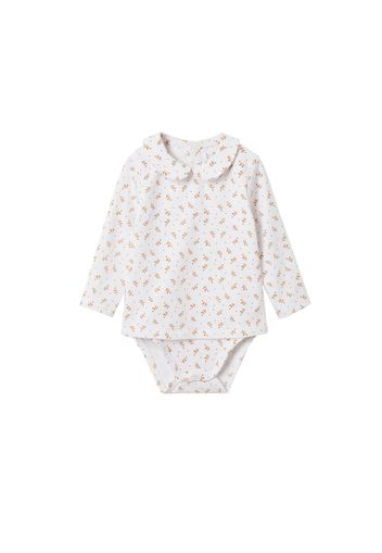 MANGO KIDS Tutina / body per bambino 'Normandi'  marrone / bianco